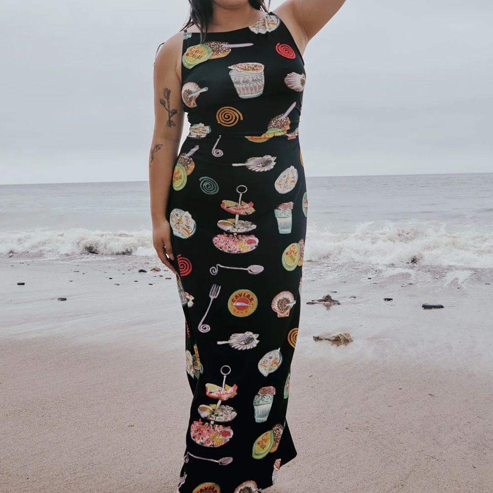 NWT sold out online!! Lisa Says Gah caviar dreams Maya Dress XS